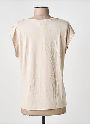Tricou elasticitate mâneci scurte bej BARBARA LEBEK femeie