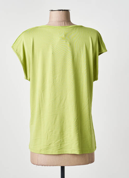 Tricou elasticitate mâneci scurte verde BARBARA LEBEK femme