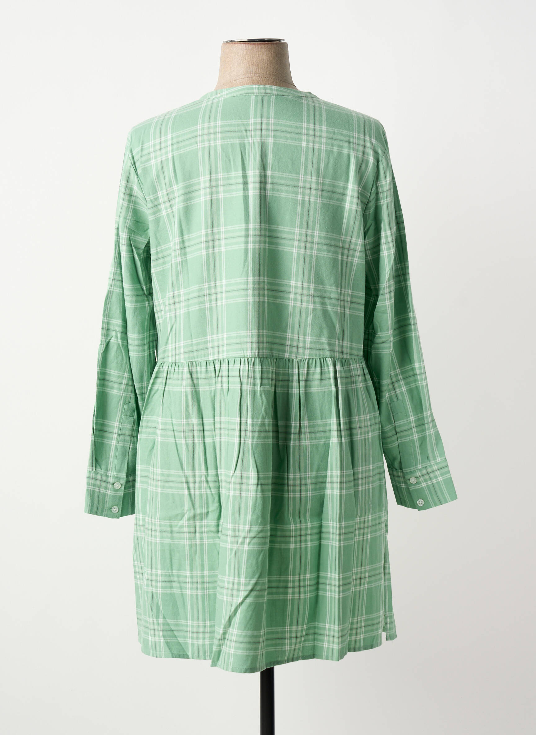 Rochie midi mâneci lungi mâneci lungi verde SHEEGO femeie