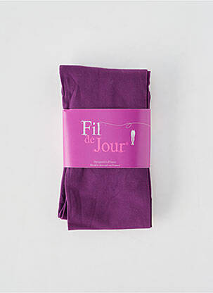 Colanți elasticitate violet FIL DE JOUR femeie