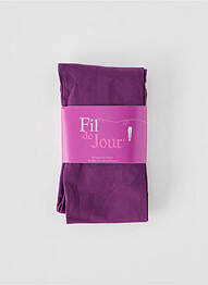 Colanți elasticitate violet FIL DE JOUR femme