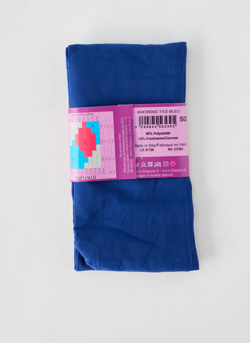 Colanți albastru FIL DE JOUR femeie