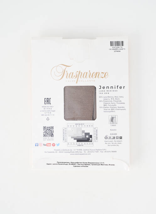 Colanți maro TRASPARENZE femeie