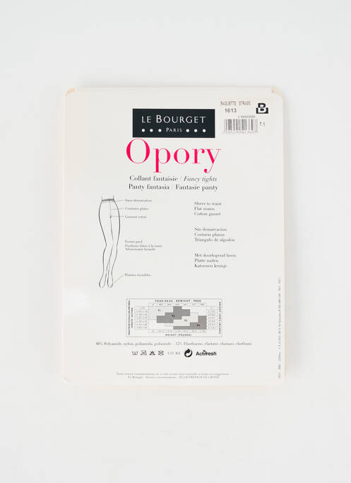 Colanți negru LE BOURGET femeie