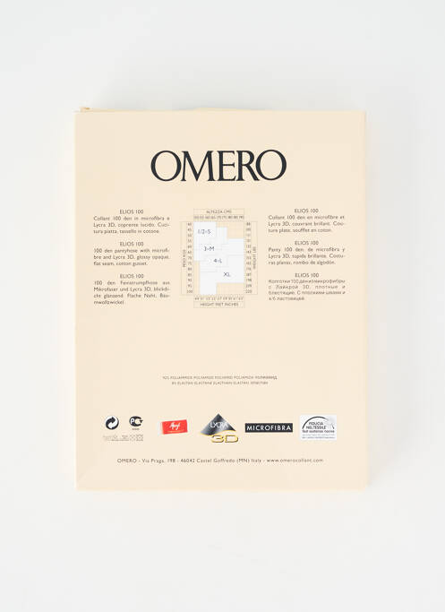 Colanți maro OMERO femeie