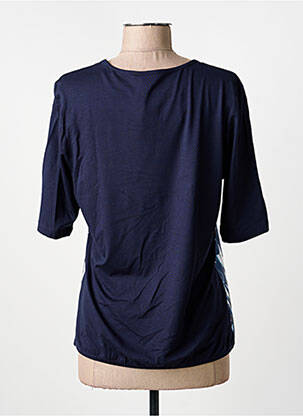Tricou elasticitate mâneci scurte albastru BARBARA LEBEK femeie
