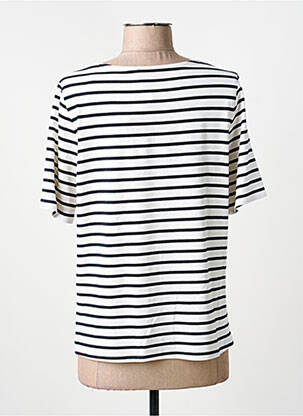 Tricou guler în v mâneci scurte albastru FRANK WALDER femeie