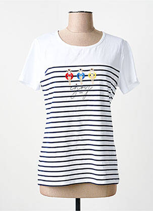 Tricou alb ANANKE femeie