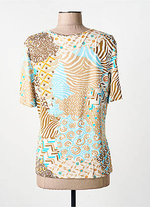 Tricou elasticitate mâneci scurte bej BARBARA LEBEK femeie