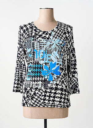 Tricou mâneci 3/4 mâneci 3/4 negru BARBARA LEBEK femeie