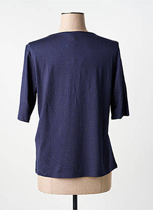 Tricou elasticitate mâneci scurte albastru BARBARA LEBEK femeie