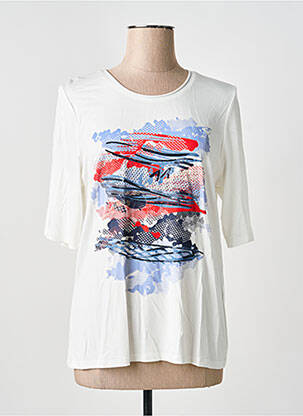 Tricou alb BARBARA LEBEK femeie