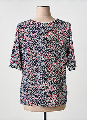 Tricou elasticitate mâneci scurte albastru BARBARA LEBEK femeie
