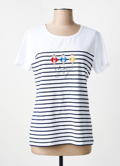 Tricou alb ANANKE femeie