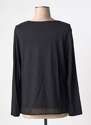 Top elasticitate mâneci lungi negru BARBARA LEBEK femeie