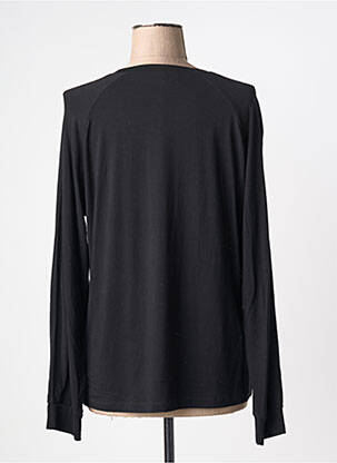 Top țesătură jersey mâneci lungi negru TUZZI femeie