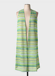 Vestă fără mâneci fără mâneci verde TINTA femme