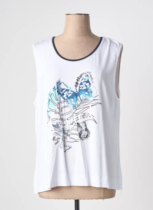 Top alb DOLCEZZA femeie