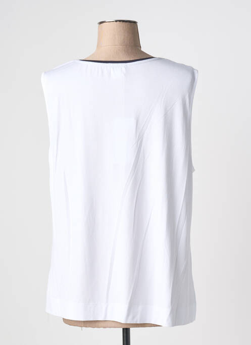 Top alb DOLCEZZA femeie