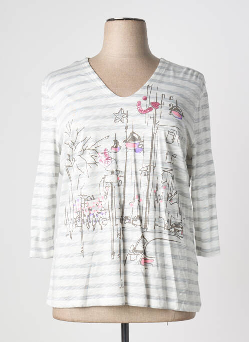 Top gri FRANK WALDER femeie