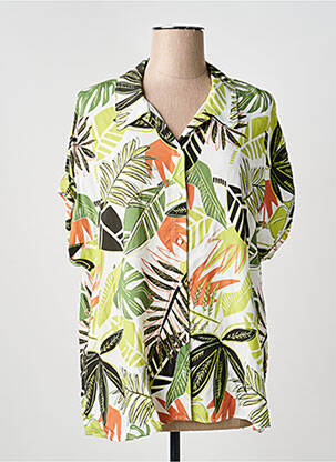 Cămașă mâneci scurte mâneci scurte verde MERI & ESCA femme