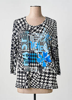 Tricou mâneci 3/4 mâneci 3/4 negru BARBARA LEBEK femeie