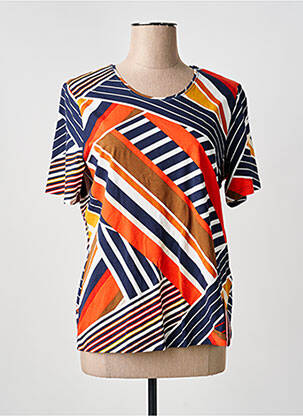 Tricou elasticitate mâneci scurte albastru BARBARA LEBEK femeie