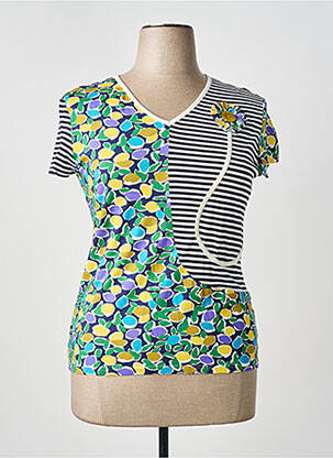 Tricou elasticitate mâneci scurte negru OLIVIER PHILIPS femeie