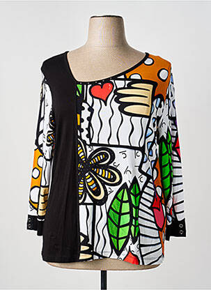 Tricou mâneci 3/4 mâneci 3/4 alb DOLCEZZA femeie