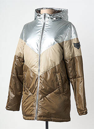 Geacă matlasată argintiu IKKS femeie