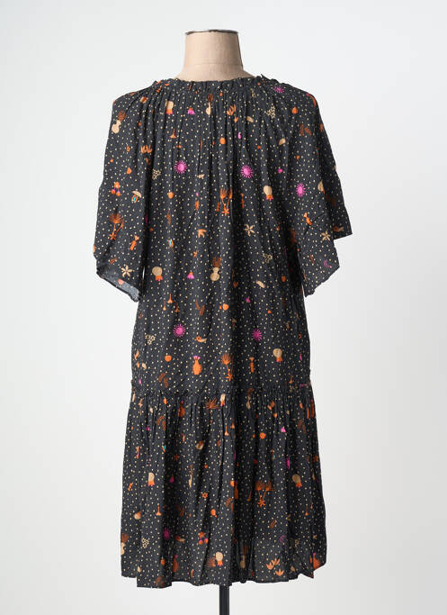 Rochie midi negru DES PETITS HAUTS femeie