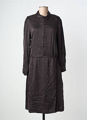 Rochie midi mâneci lungi mâneci lungi negru KARMA KOMA femeie