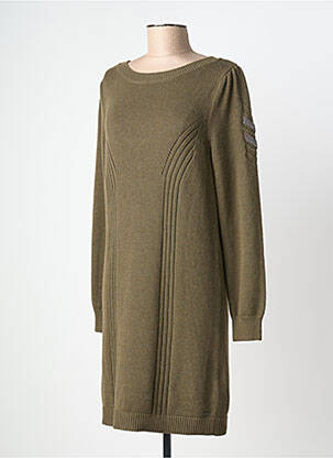 Rochie pulover verde IKKS femeie