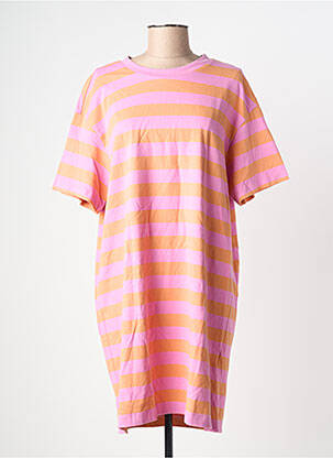 Rochie midi roz DES PETITS HAUTS femeie