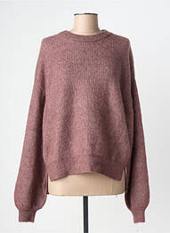 Pulover țesătură melanj mâneci lungi violet REIKO femme