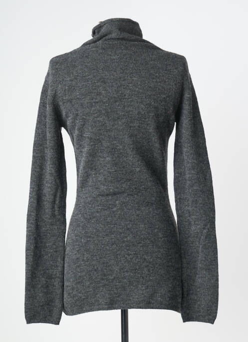 Pulover cu guler înalt gri AMERICAN VINTAGE femeie
