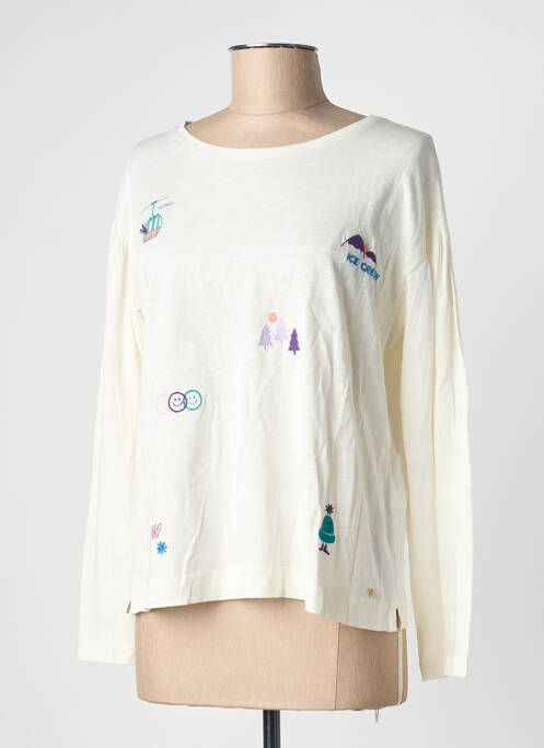 Top bej DES PETITS HAUTS femeie