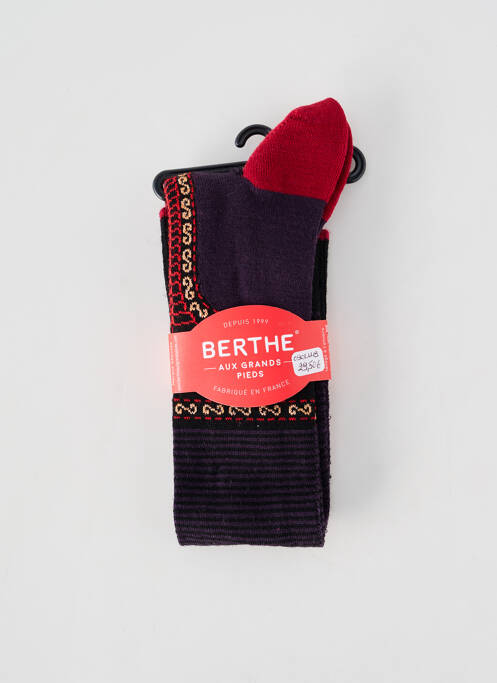 Șosete violet BERTHE AUX GRANDS PIEDS femeie