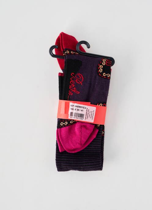 Șosete violet BERTHE AUX GRANDS PIEDS femeie