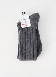 Șosete elasticitate gri PERRIN homme