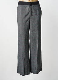 Pantalon larg talie cu cleme mărime normală gri IKKS femme