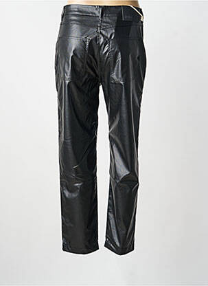 Pantalon slim talie înaltă talie înaltă negru REIKO femeie