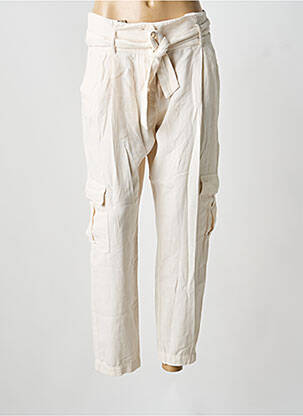 Pantalon cargo bej IKKS femeie