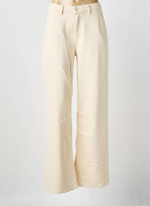 Blugi cu croială largă bej REIKO femeie