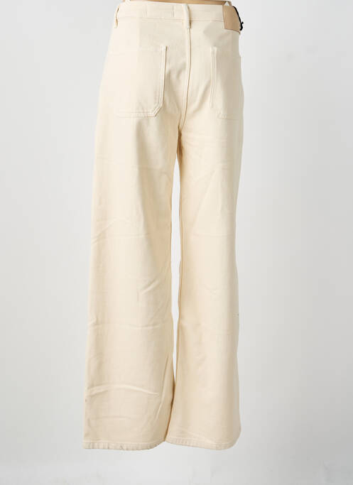 Blugi cu croială largă bej REIKO femeie