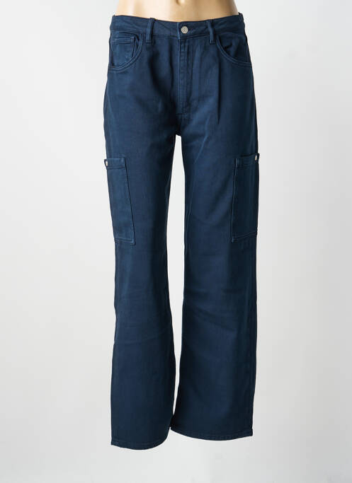 Blugi cu croială dreaptă albastru REIKO femeie