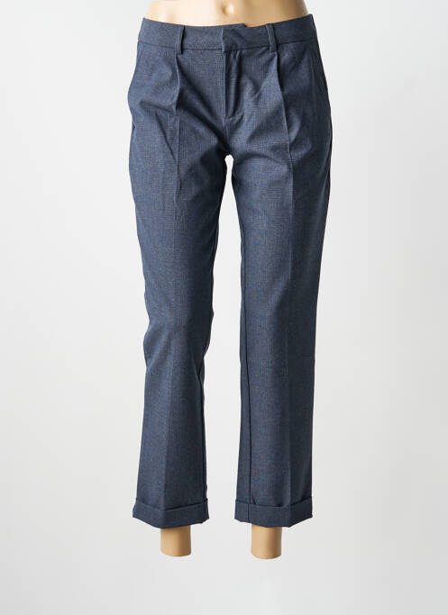 Pantalon 7/8 talie cu cleme mărime normală gri REIKO femme