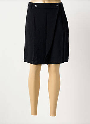 Fustă pantaloni scurți talie cu cleme negru IKKS femeie