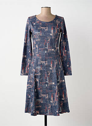 Rochie midi albastru DAMART femeie