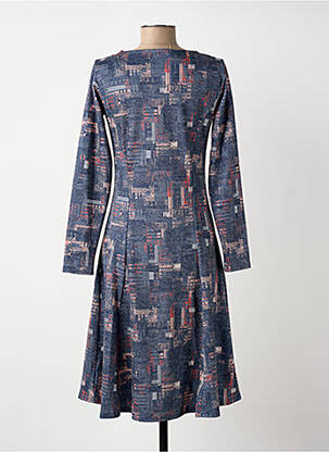 Rochie midi mâneci lungi mâneci lungi albastru DAMART femeie